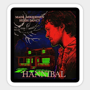 Vintage Hannibal poster Sticker